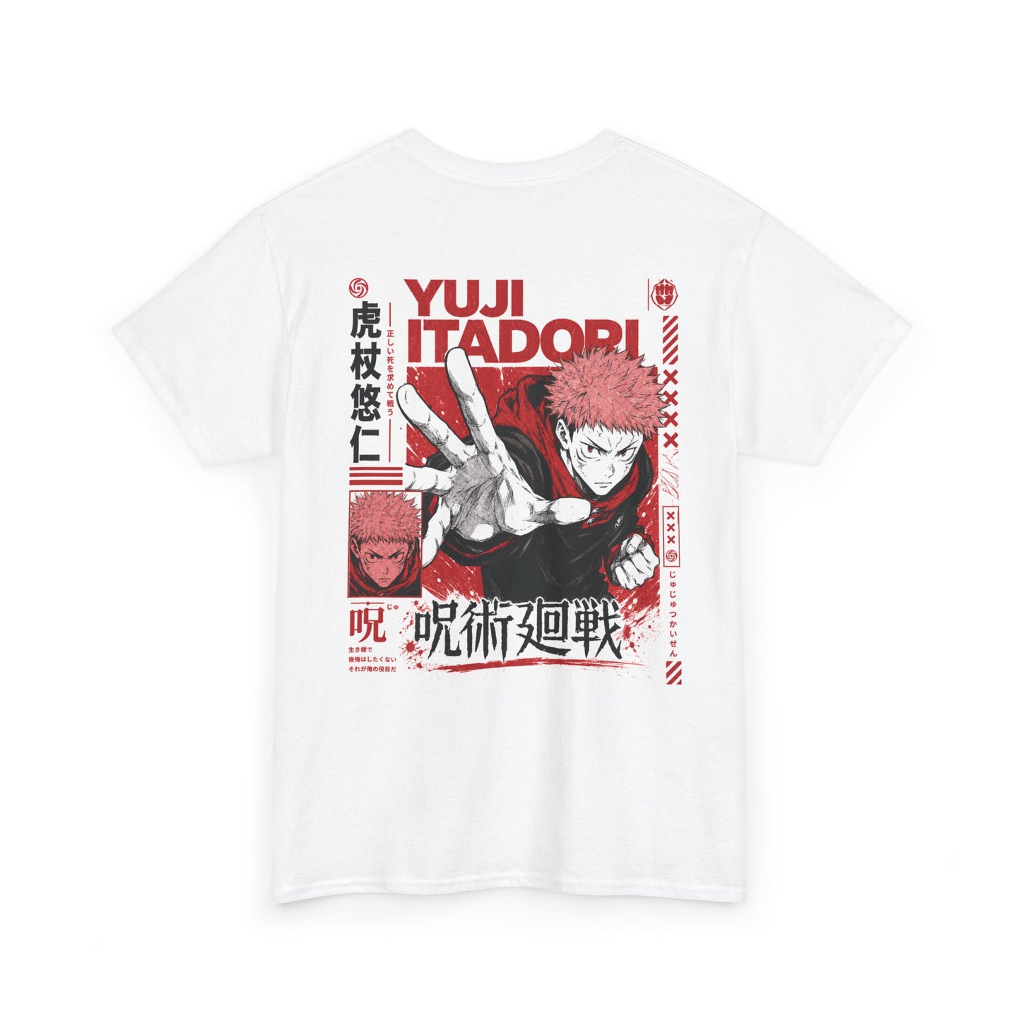 Yuji Itadori Graphic Tee — Jujutsu Kaisen Anime T-Shirt