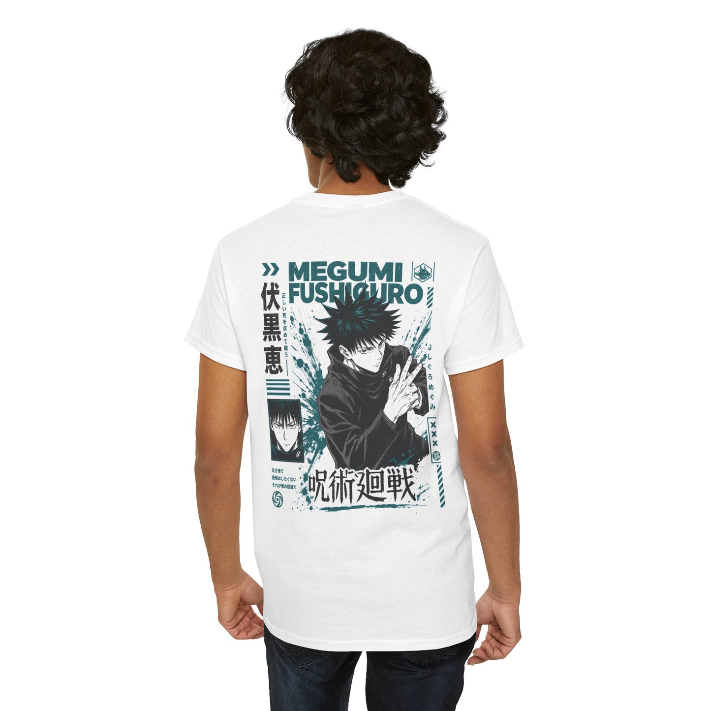 Megumi Fushiguro Anime Tee — Jujutsu Kaisen Graphic T-Shirt