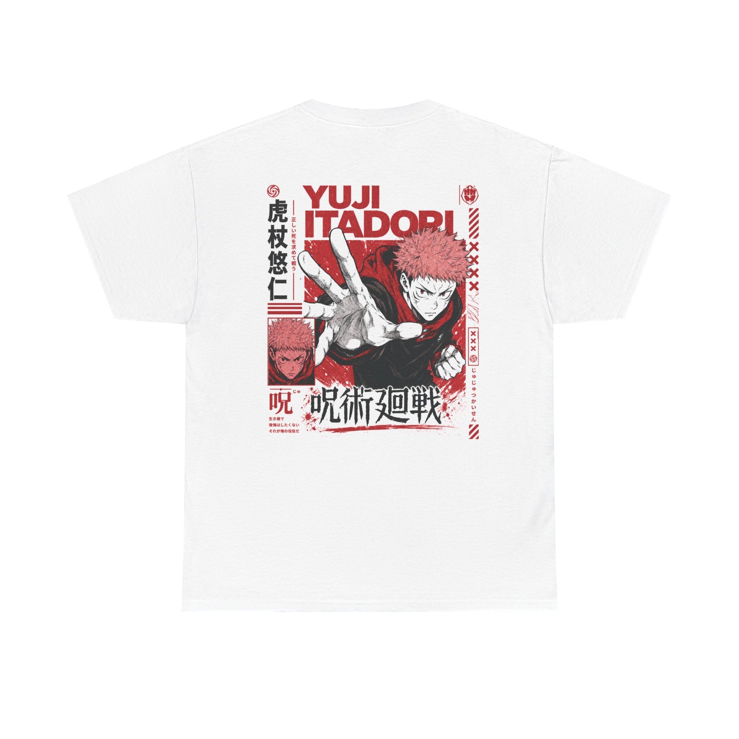 Yuji Itadori Graphic Tee — Jujutsu Kaisen Anime T-Shirt