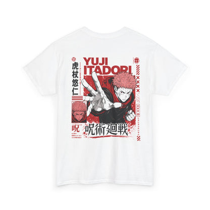Yuji Itadori Graphic Tee — Jujutsu Kaisen Anime T-Shirt