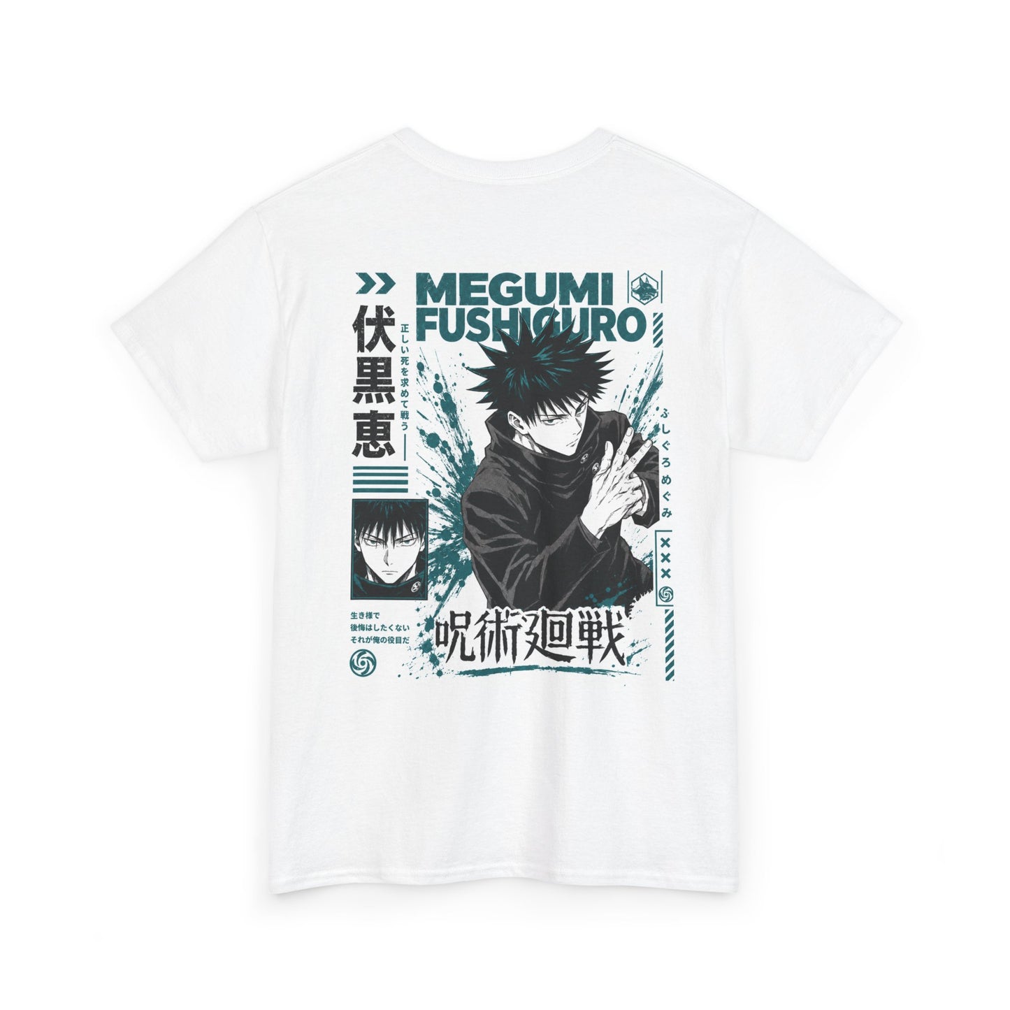 Megumi Fushiguro Anime Tee — Jujutsu Kaisen Graphic T-Shirt