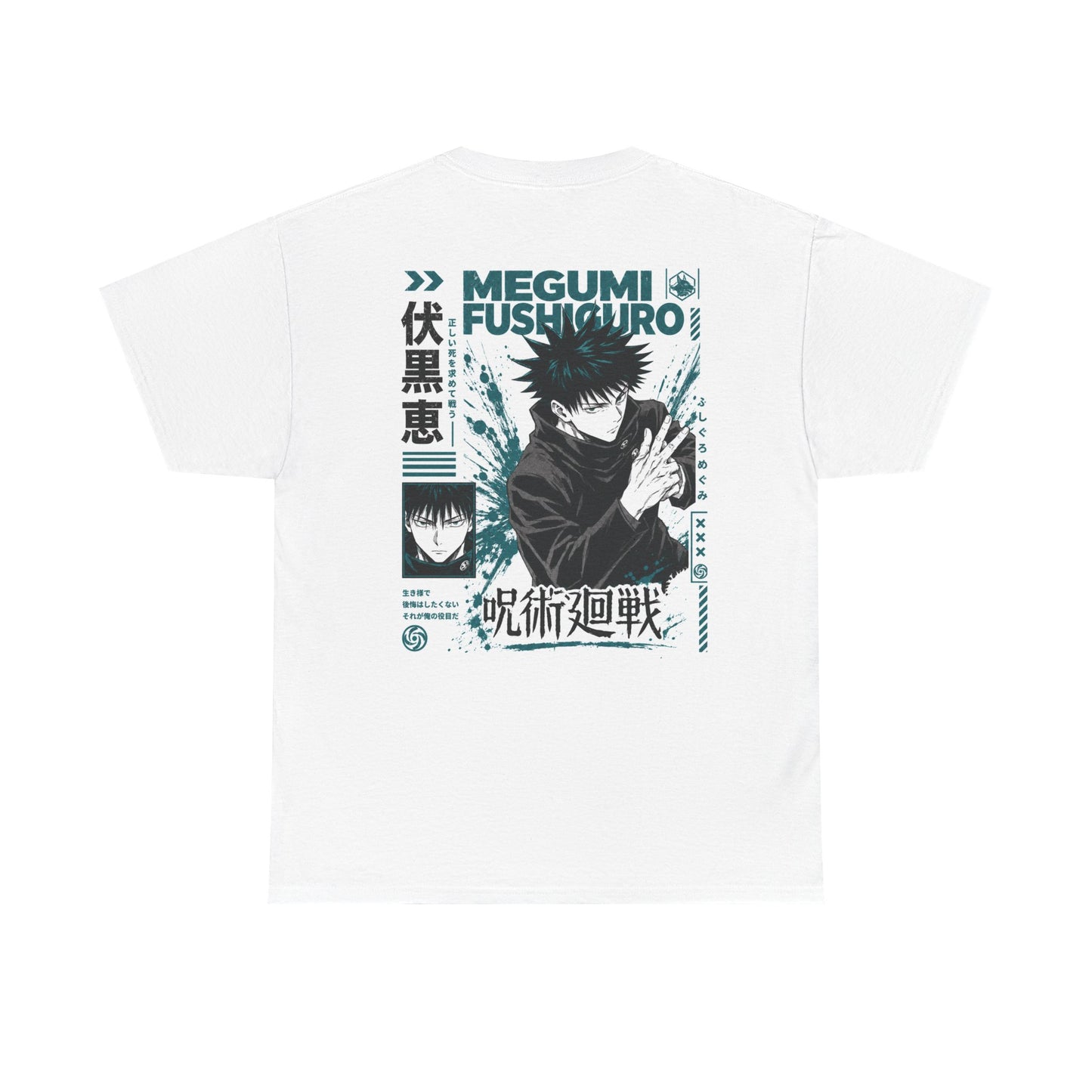 Megumi Fushiguro Anime Tee — Jujutsu Kaisen Graphic T-Shirt